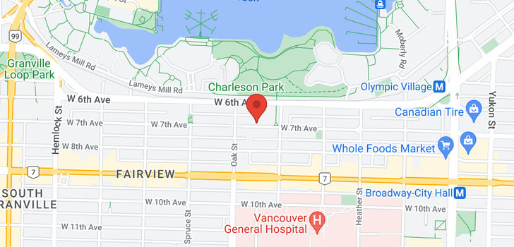map of 6 939 W 7TH AVENUE